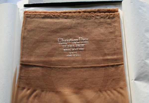 Dior Alte US Nylons Sandalfoot Gr. 9,5 Large