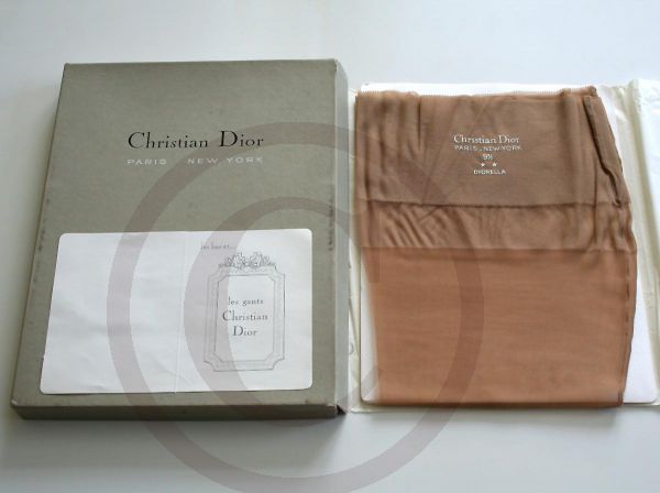 Dior Vintage US Nahtnylonstrümpfe Gr. 9,5