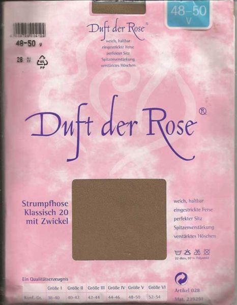 Pantyhose Tights Smell of the Rose Size 48-50