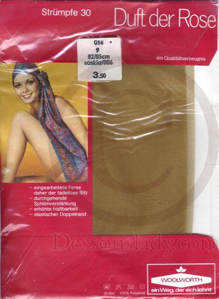 Duft der Rose Straps Feinstrümpfe Gr. 9 XL