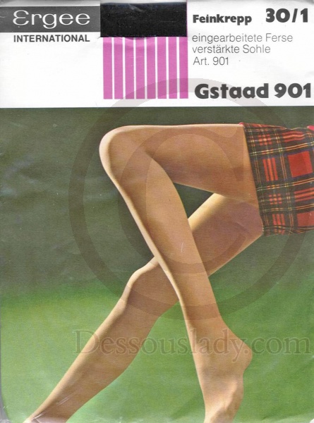 Ergee Gstaad 901 Stockings Sz 9,5-10