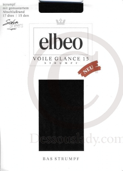 Elbeo Voile Glance 15 Satin Sheer Stockings