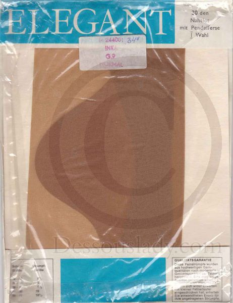 Elegant braune einzigartige Damenstrümpfe Nylons 9 XXL