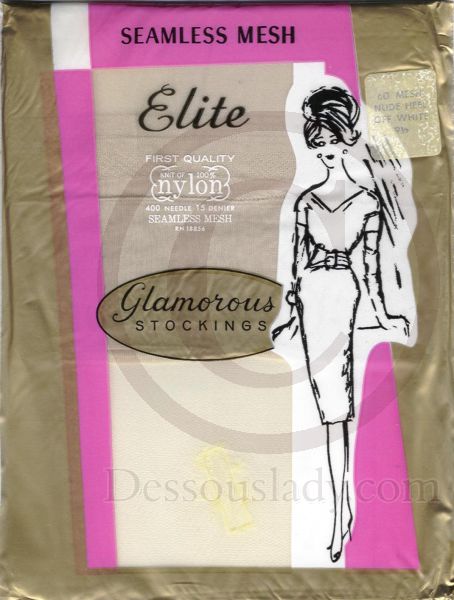 Elite echte alte US Nylonstrümpfe Gr. 9,5 XL
