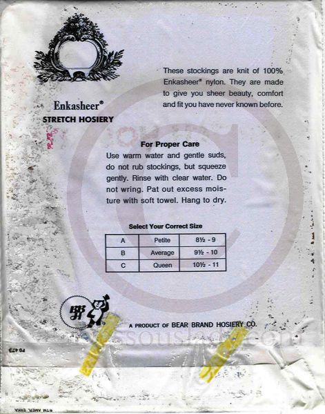 Enkasheer Hosiery echte alte US-Nylonstrümpfe