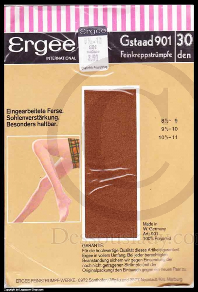 Ergee Gstaad 901 old Stockings 9,5-10