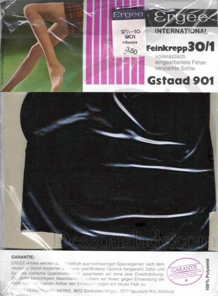 Ergee Gstaad 901 Stockings Sz 9,5-10