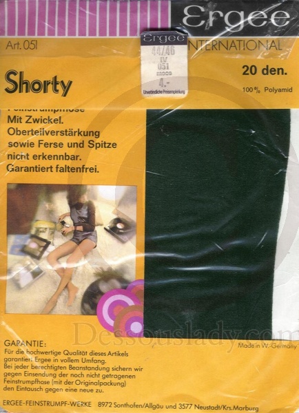 Ergee Damenstrumpfhose Moos Grün Gr. 44-46