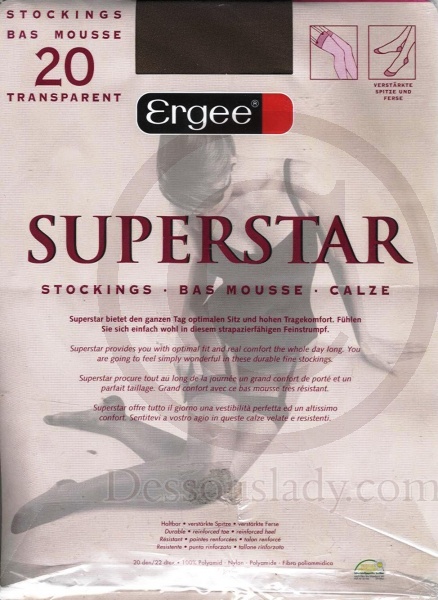 Ergee Superstar Stockings Sz 9,5-10