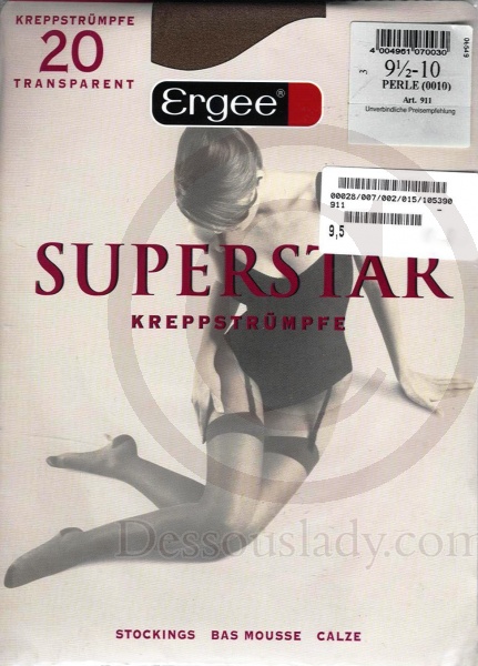 Ergee Superstar Stockings Sz 9,5-10