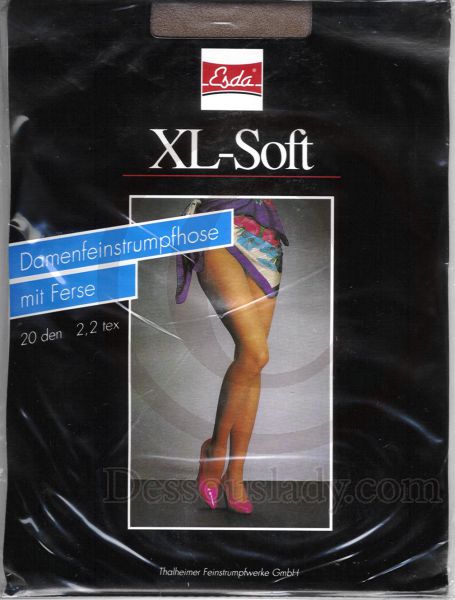 Esda XL-SOFT braune Feinstrumpfhose Gr. 42-44