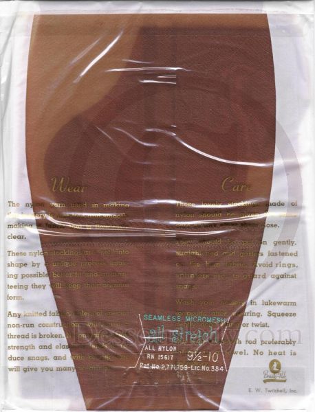 Exquisite Hosiery Vintage US-Nylonstrümpfe Nylons 9,5-10