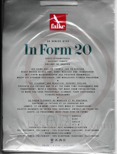 Falke Support-Tights Nylon Pantyhose RHT White