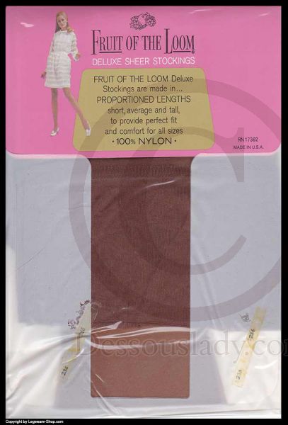 Fruit of the Loom Alte Nylonstrümpfe Gr. 9,5-10