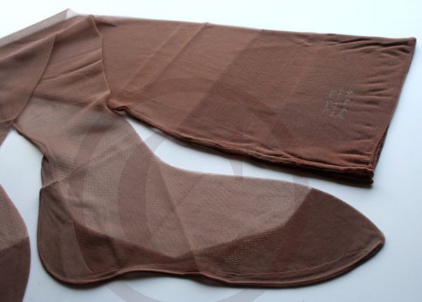 Nylon Hosiery Vintage Cuban Heel Nahtstrümpfe Nahtnylons 8,5