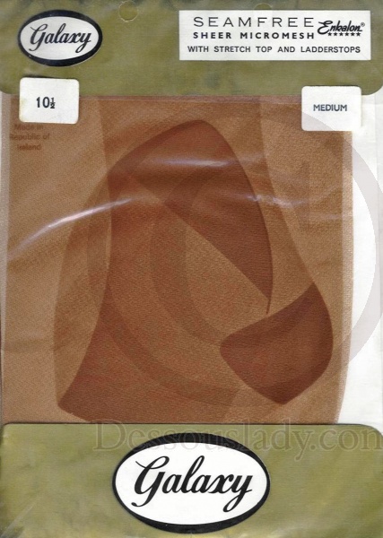 Galaxy Sheer Seamfree Stockings Sz 10,5