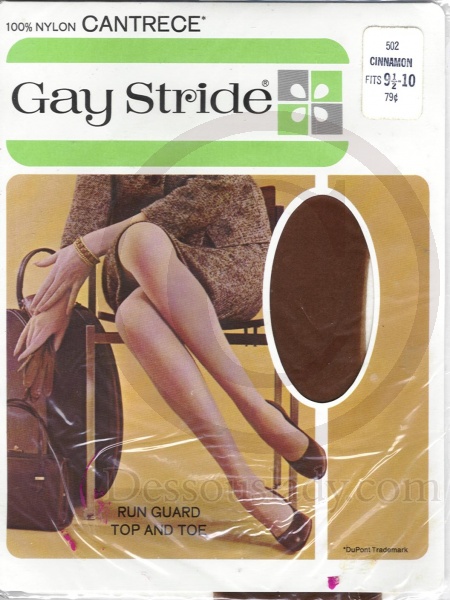 Gay Stride alte US-Nylonstrümpfe 9,5-10