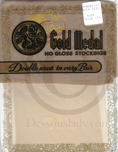 Gold Medal alte US Nylonstrümpfe Gr. 10,5