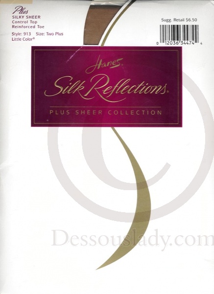 Hanes 913 Silk Reflections Plus US Strumpfhose