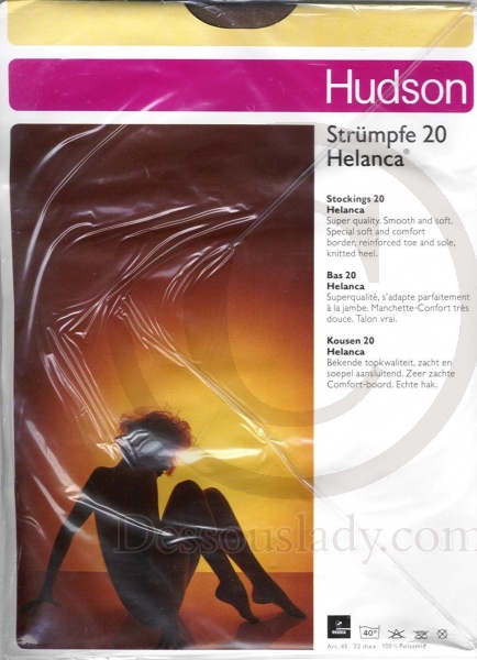 Hudson 20 Seamless Stockings Sz 9,5-10