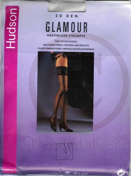 Hudson Glamour Stay-Up Sheer Stockings