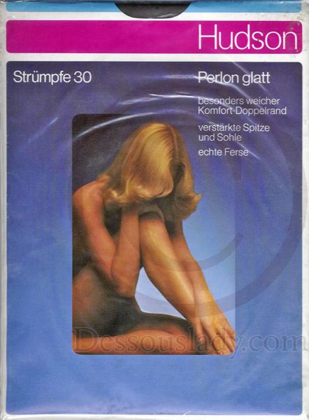 Hudson Perlon Seamfree Stockings Sz 9 L