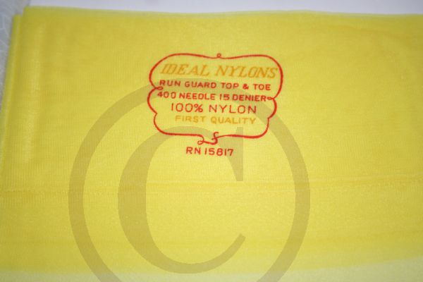 Ideal Alte US Nylonstrümpfe Gelb