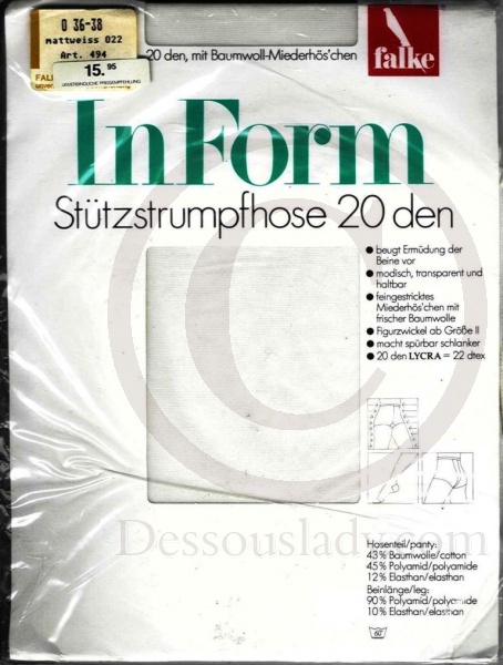Falke Support-Tights Nylon Pantyhose RHT 20 Den