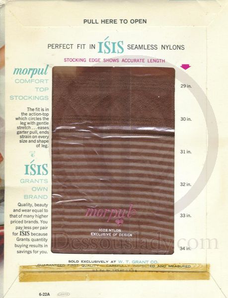 Isis Morpul alte US-Nylonstrümpfe Gr.11 M