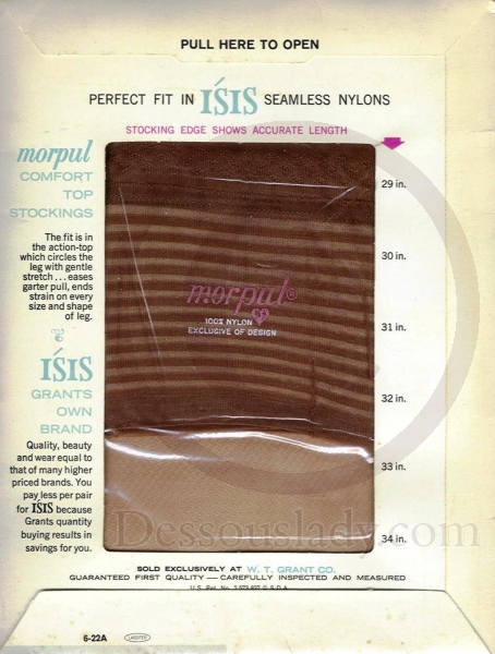 Isis Morpul alte US-Nylonstrümpfe Gr.10 Tall