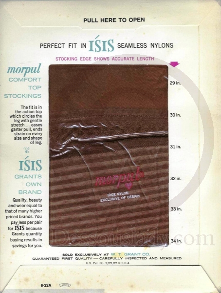 Isis Morpul alte US-Nylonstrümpfe Gr.11 Tall
