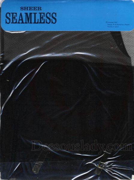 Vintage Schwarze US Nylonstrümpfe RHT Gr. 9