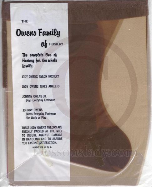 Jody Owens echte alte US Nylon Strümpfe