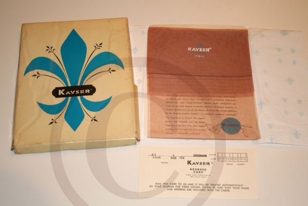 Kayser edele Vintage 90 cm Nylonstrümpfe Nylons 11,5 XXL