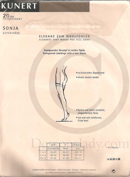 Kunert Sonja Straps Feinstrümpfe 10,5-11