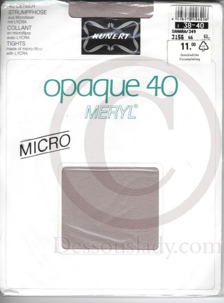 KUNERT Microfaser opaque 40 den Gr.38-40