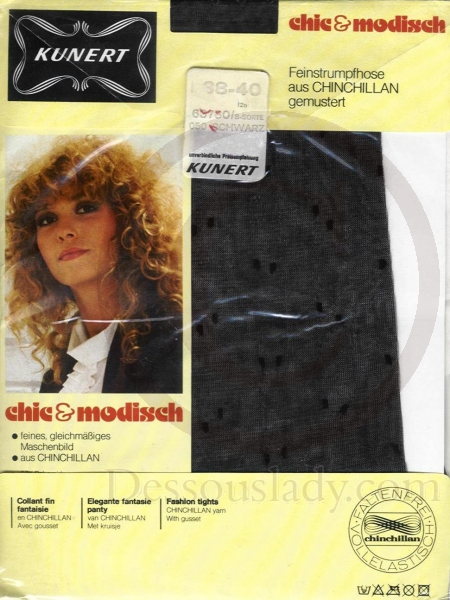 Kunert Fantasie Strumpfhose Gr. 38-40 schwarz