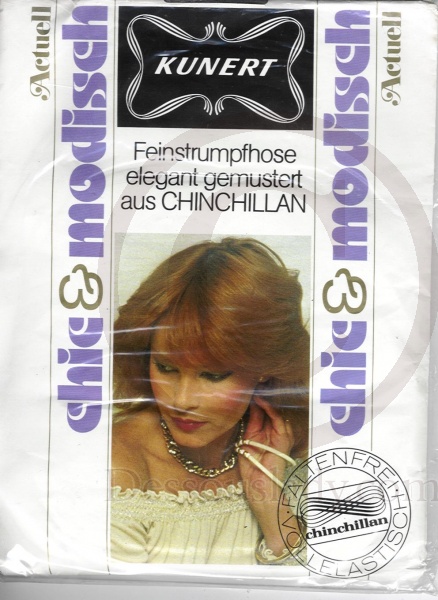 Gemusterte Fantasie Feinstrumpfhose aus den 70er