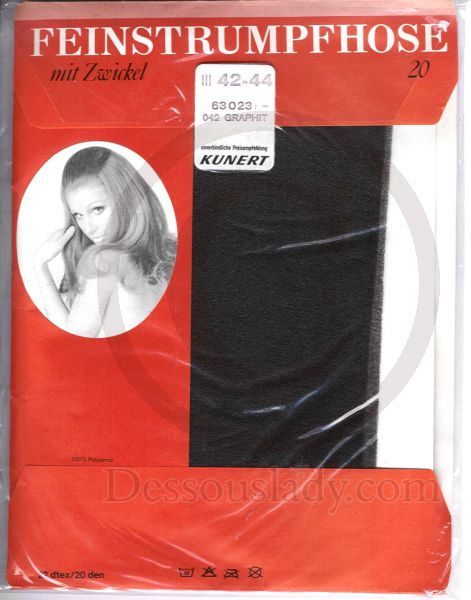 Kunert Vintage Pantyhose Graphit 42-44