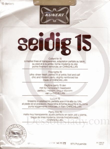 Kunert Seidig 15 bewährte Strumpfhose Nylons 38-40