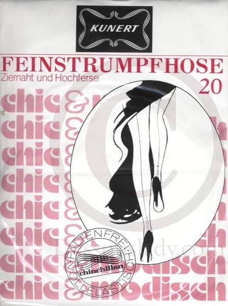 Kunert Ziernaht Strumpfhose Grau Gr. 38-40
