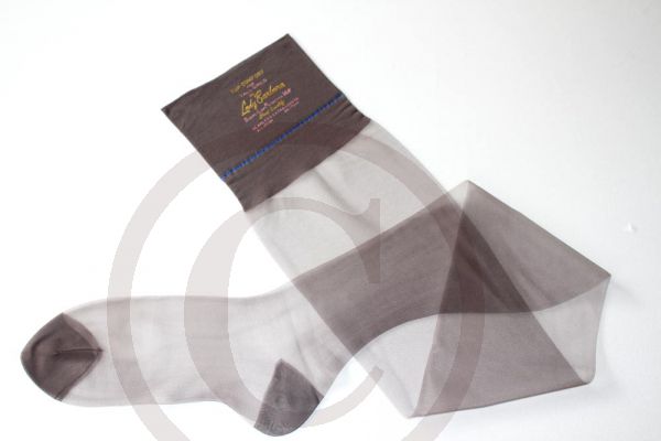 Lady Barbara Nylons 92 cm US Nylonstrümpfe Graphite 10 XL