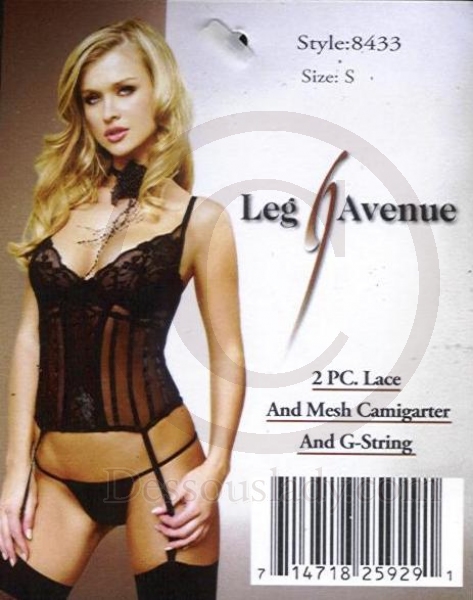 Leg Avenue 8433 Hochwertige Corsage mit G-String
