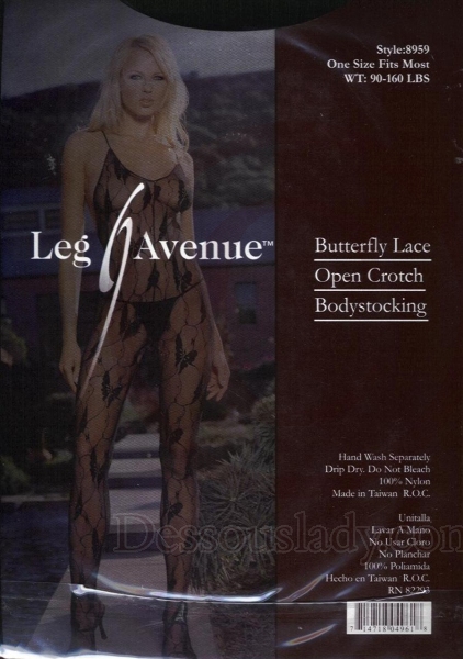 Leg Avenue 8959 Catsuit Schmetterlingdesign