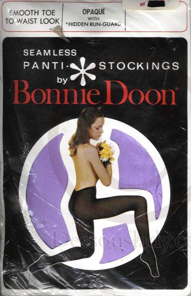 Bonnie Doon Lila US Retro Nylonstrumpfhose 70er