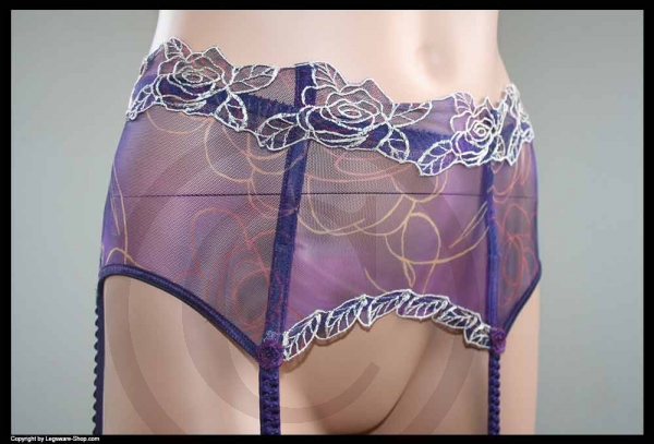 Lise Charmel Lilac 4 Strap Garter Belt