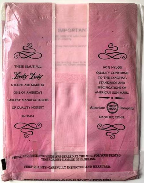 Farbige US Nylon Strümpfe Lively lady Größe 9 bis 11