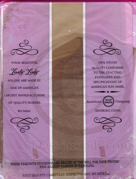 Lively Lady Vintage Nylonstrümpfe Nylons 10 Lang