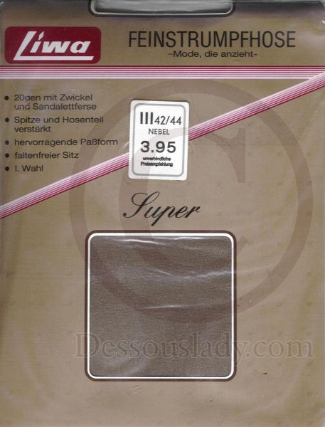 Liwa Super Feinstrumpfhose Nebel Braun