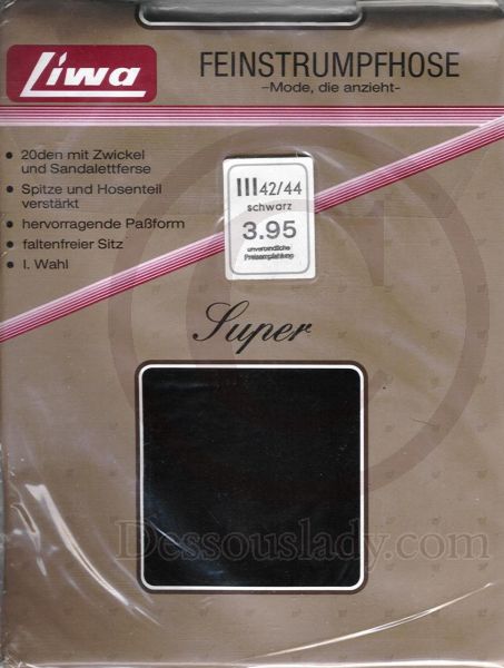 Liwa Super Feinstrumpfhose Schwarz
